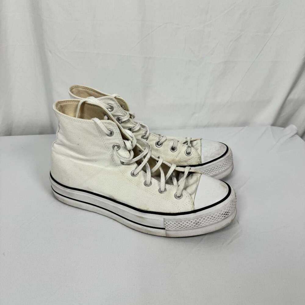 Converse Chuck Taylor All Star Lift High Top Sneakers White Women's Size 10